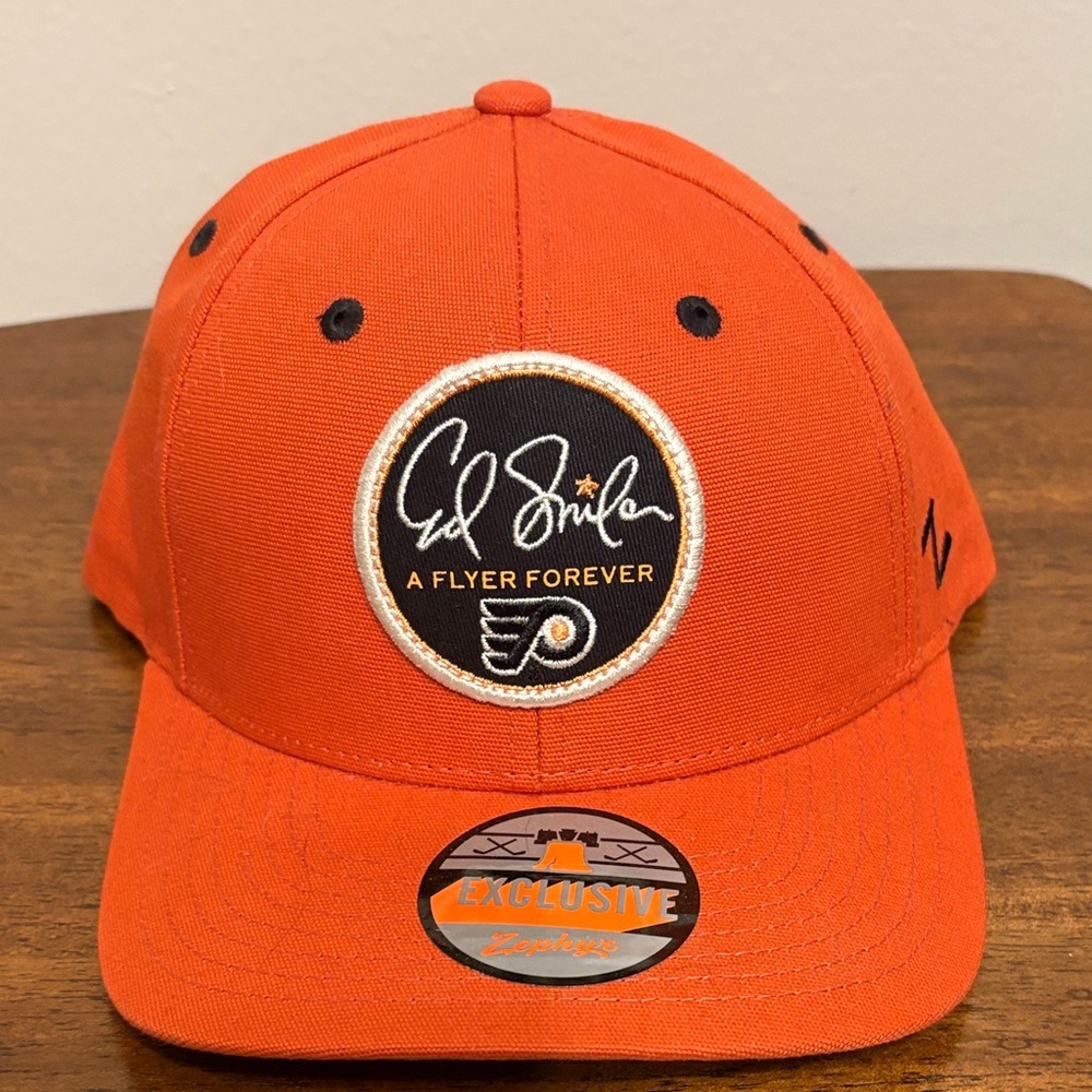 Orange Baseball Cap With Signature Patch - image 1
